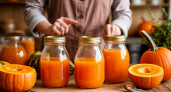Солнце в банке: в октябре всегда варю сок из тыквы и апельсина — без соковыжималки и лишней мороки: и 20 закруток мало