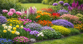Непрерывно цветущая клумба с весны до осени: какие многолетники выбрать и как их расположить по сезонам