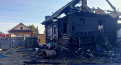 Опубликованы новые детали мощного пожара в частном доме в Омутнинском районе