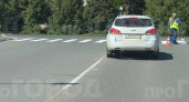 В Кирово-Чепецке обустраивают долгожданный пешеходный переход у парка "Двуречье"