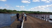 В Кирово-Чепецка для запуска движения по мосту реке нужно упасть еще на полметра