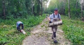 Аллея к "Олимп-Арене" в Кирово-Чепецке стала чище и светлее