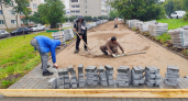 На одном из тротуаров Кирово-Чепецка уложат больше 22 тысяч плиток