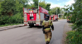 В Кирове загорелся частный дом в Порошино