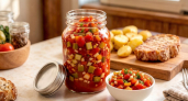 Густой, как лечо, но вкуснее: закатываю салат с кабачками, помидорами и перцем на зиму - не залежится в кладовке