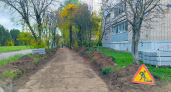 В Кирово-Чепецке ремонтируют четыре тротуара