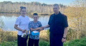 Под Лузой сотрудники СК России встретились со школьником, спасшим человеку жизнь
