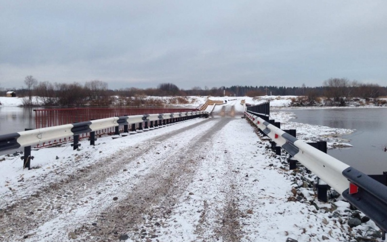 Перенесли сроки закрытия наплавного моста в Каринторф