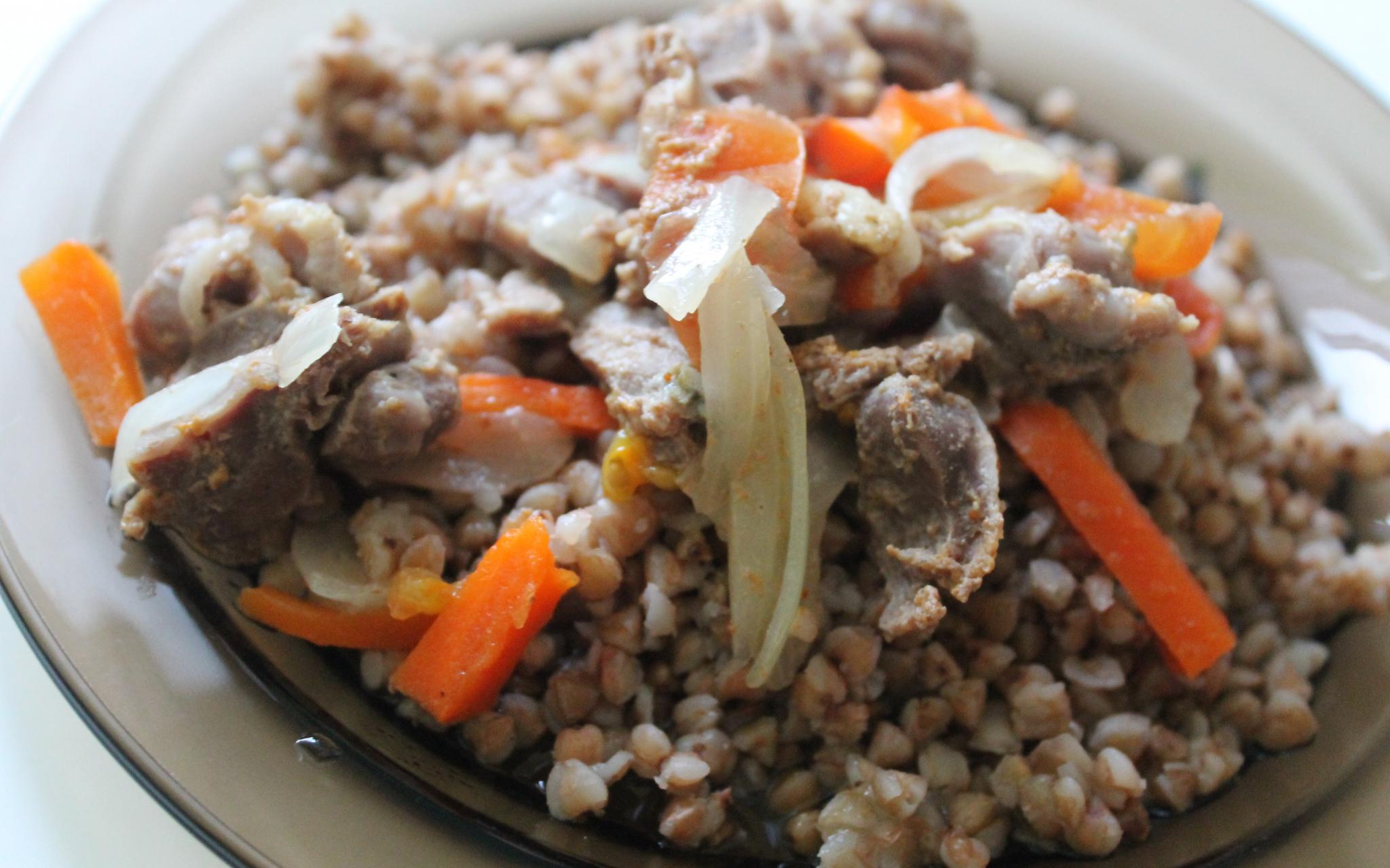 Рецепт для мультиварки: желудки куриные тушеные