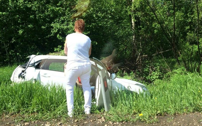 В Чепецком районе фура влетела в иномарку: пострадала пассажирка легковушки