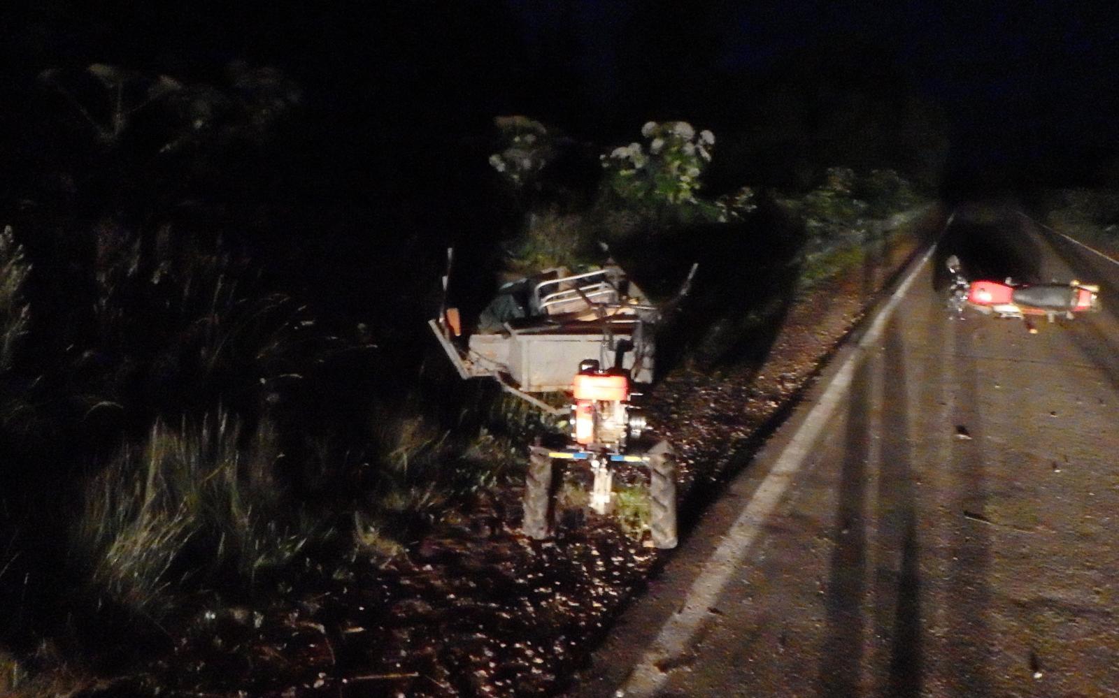 В Чепецком районе столкнулись мотоцикл и мотоблок: пострадали 4 человека