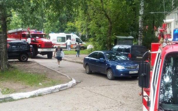 В Чепецке загорелось центральное отделение Почты России