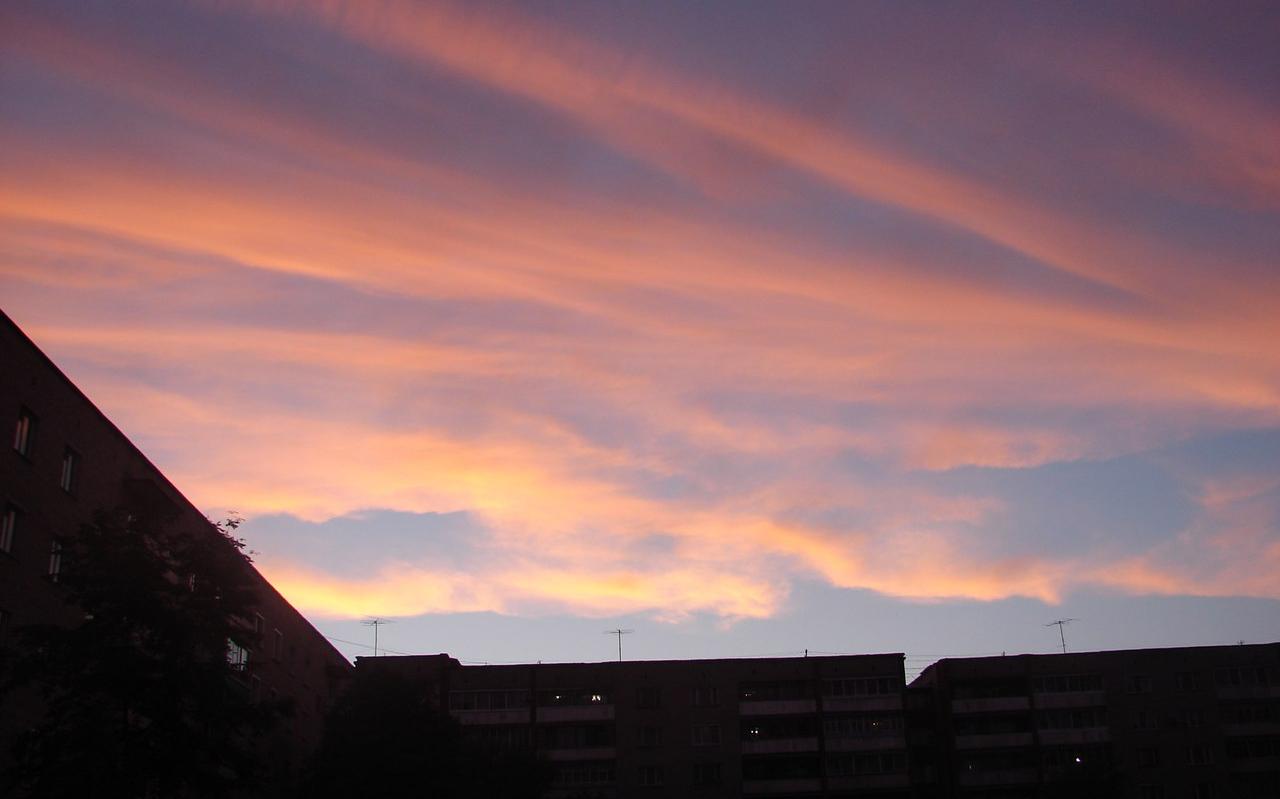 7 фото прекрасного вечернего неба в Кирово-Чепецке