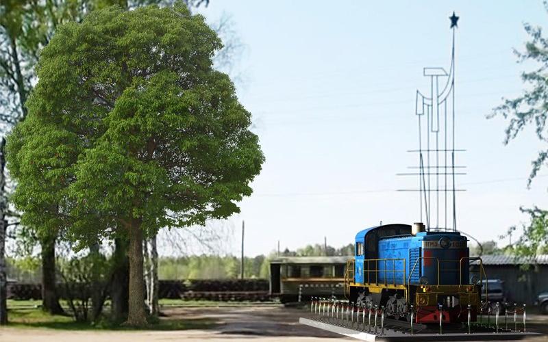 В Кирово-Чепецке появится монумент с тепловозом