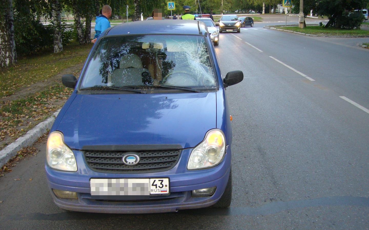 В Чепецке женщина за рулем иномарки сбила пенсионера