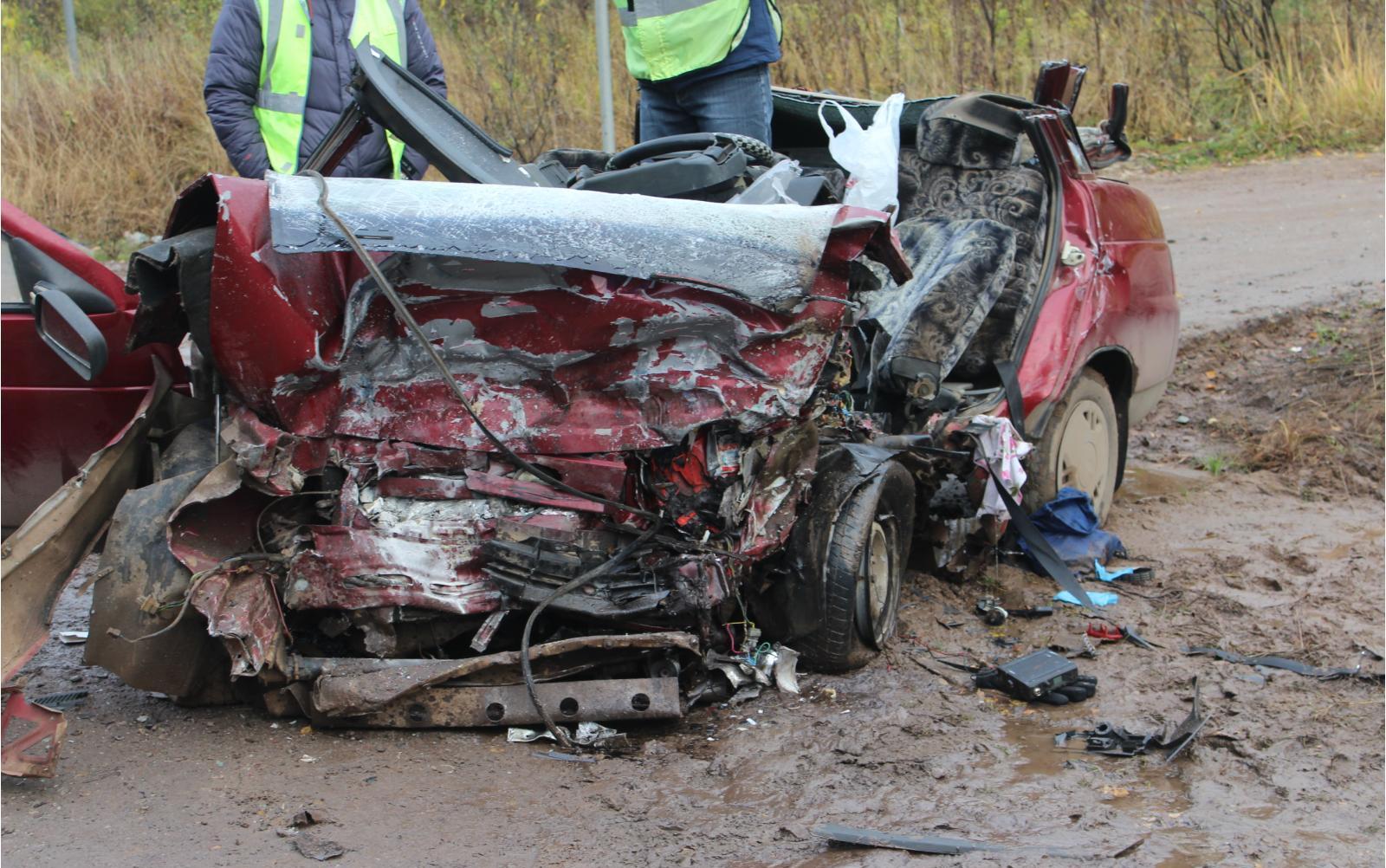 Появилось видео со смертельной аварии на границе с Чепецким районом