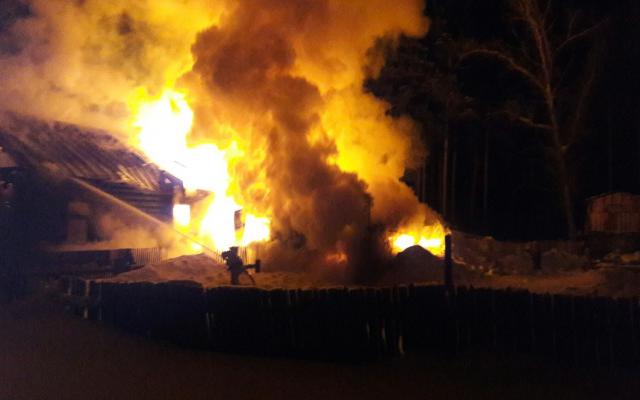 В Чепецком районе в пожаре погибли два человека