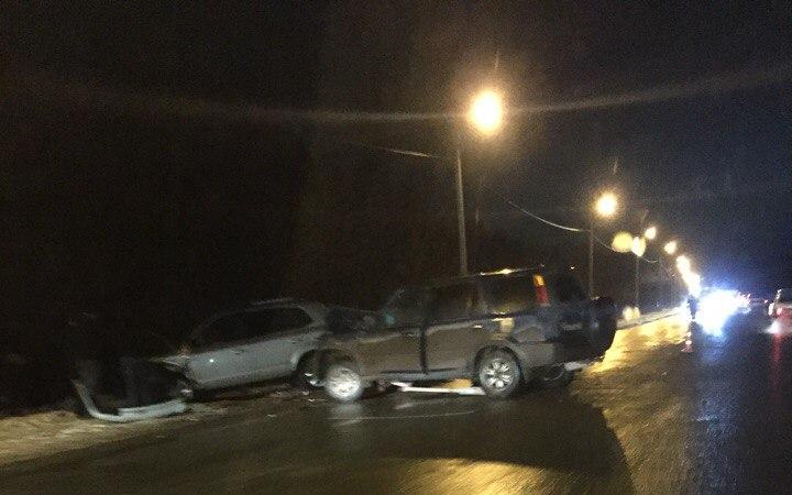 В Кирово-Чепецке на въезде в город произошло массовое ДТП