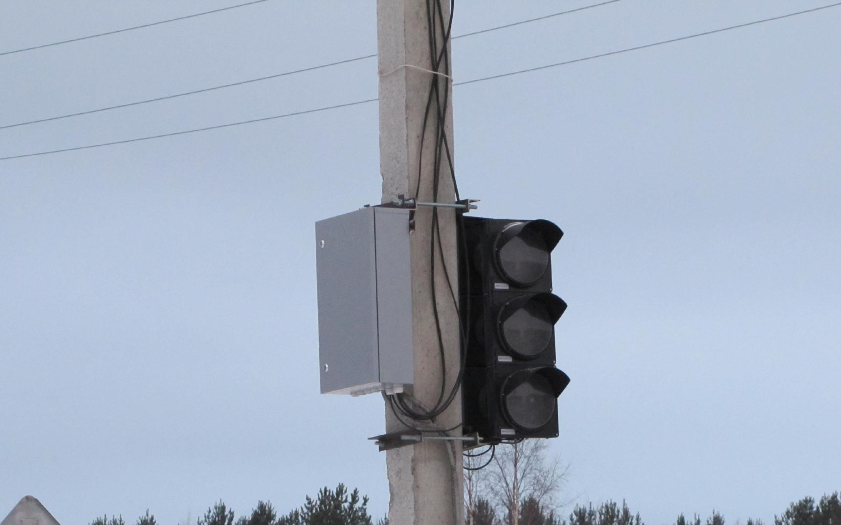 В центре Кирово-Чепецка сломался светофор