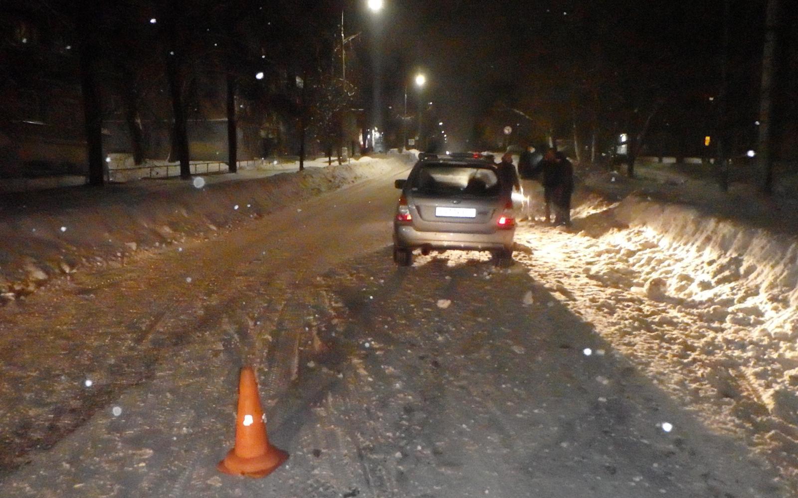 Вечером на проспекте Кирова опрокинулась Subaru