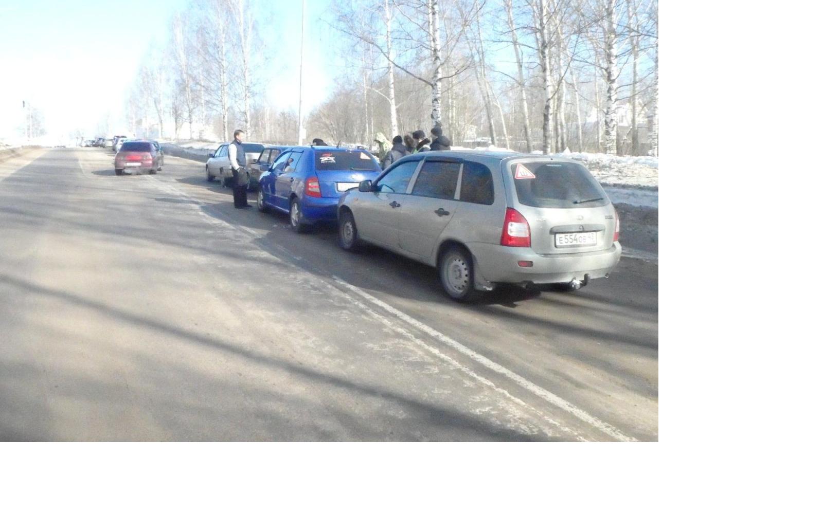 В Чепецке произошла массовая авария