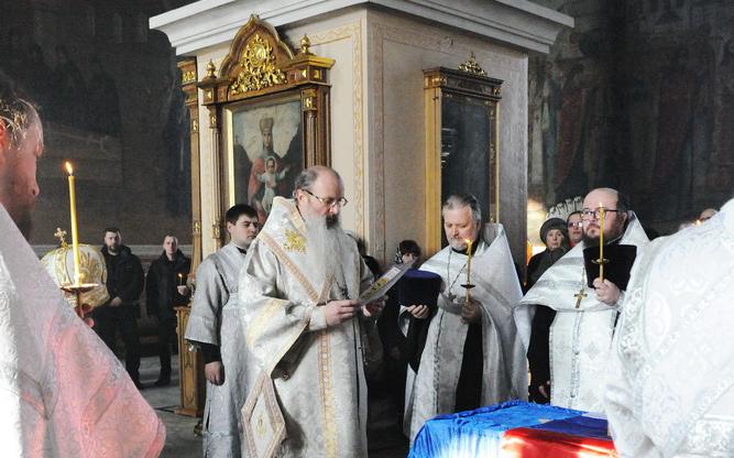 В Кирове прошло отпевание погибшего в Сирии майора