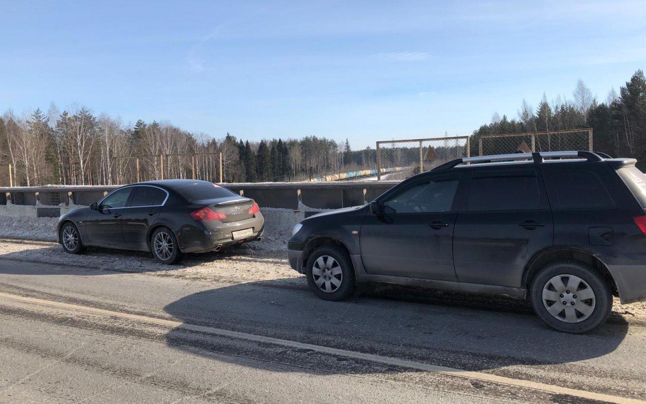 ДТП в Чепецком районе: Mitsubishi Outlander на трассе не заметил Infiniti