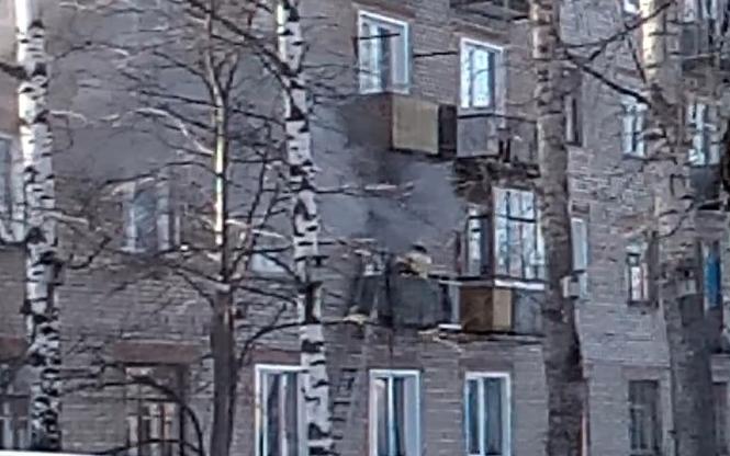 В Чепецке загорелся офис на проспекте Мира