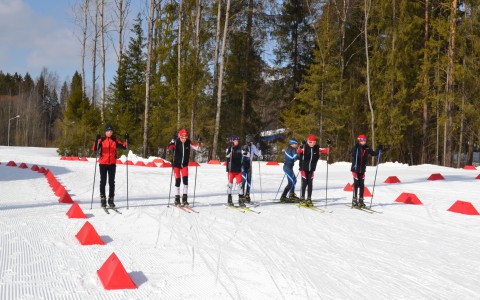 В Перекопе прошла первая официальная тренировка биатлонистов