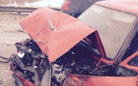 Водитель разбитой KIA: "У Прошино в мою машину въехал пьяный лишенник"