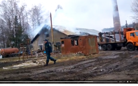 В Кировской области сгорел автосервис вместе с машиной стоимостью более миллиона