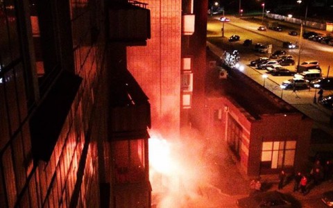 В Кирово-Чепецке из-за брошенного окурка загорелись два балкона