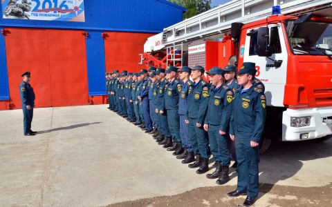 В Кирово-Чепецке открыто новое пожарное депо