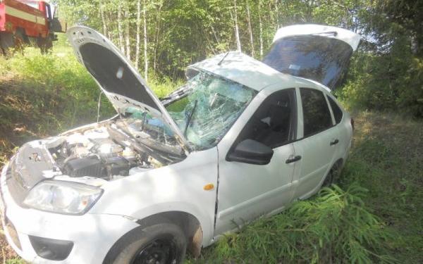 В Кирово-Чепецке перевернулась машина: пострадали две пассажирки, в том числе 12-летняя девочка