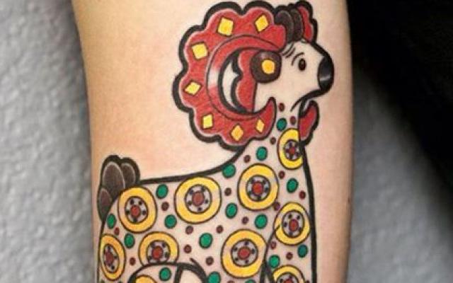 Тату по-вятски: дымковские орнаменты и код региона