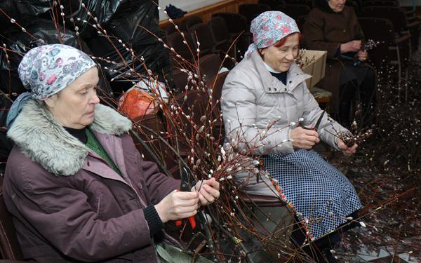 В Чепецке православные отмечают Вербное воскресенье