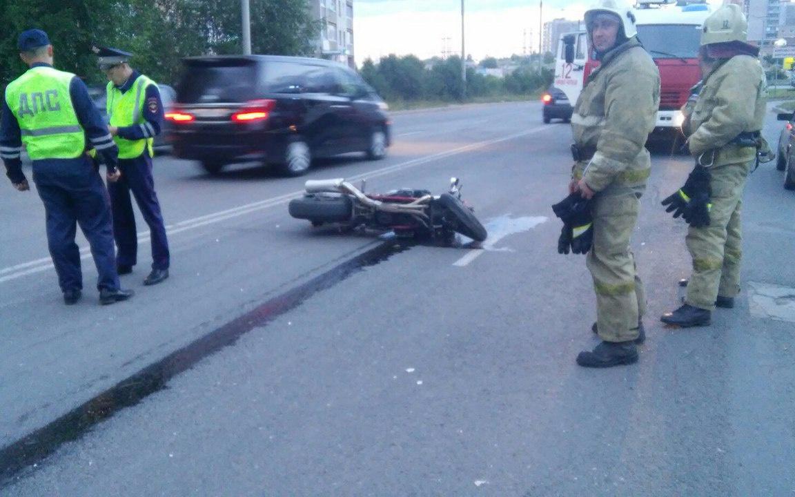 В Кирово-Чепецке водитель мотоцикла сбил пешехода и с травмами попал в больницу