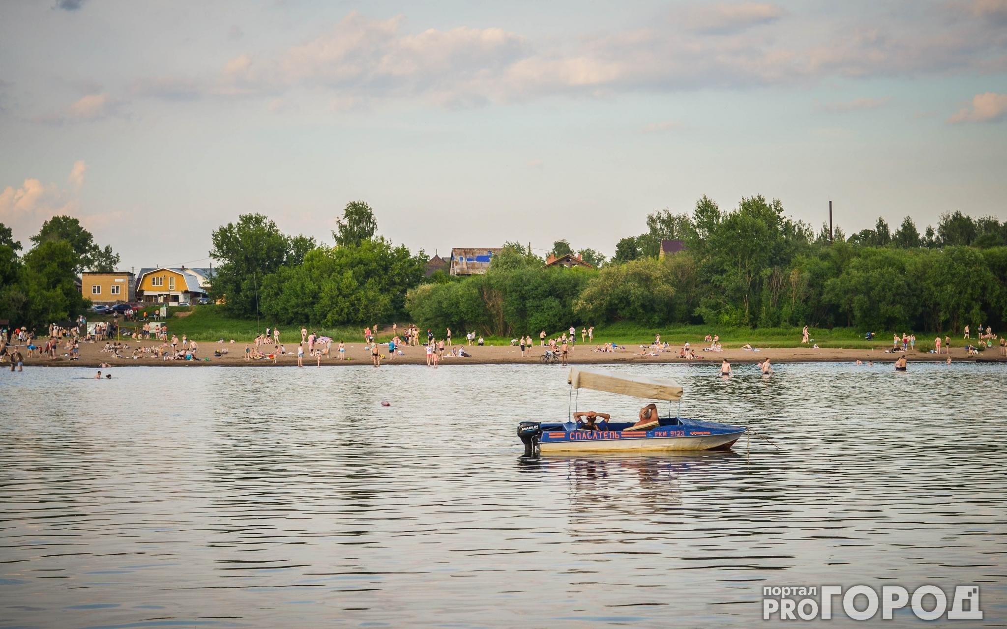 Сотрудники МЧС патрулируют несанкционированные пляжи в Кирово-Чепецком районе