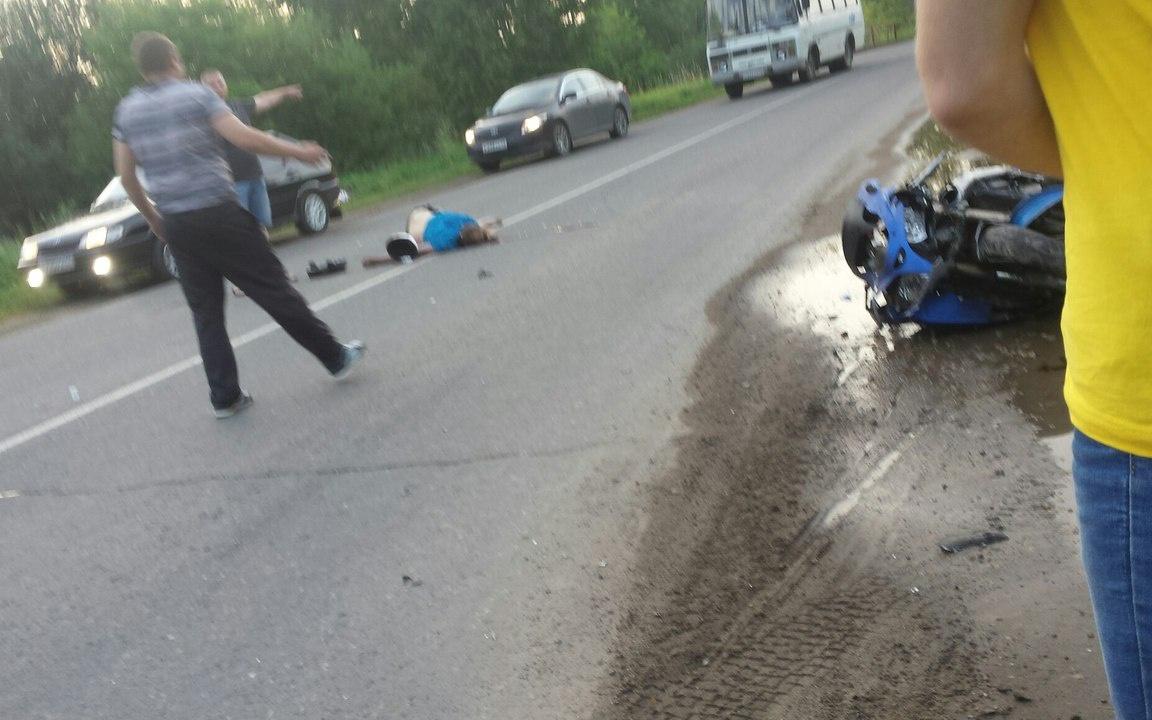 В Кирово-Чепецке на Производственной насмерть разбился мотоциклист