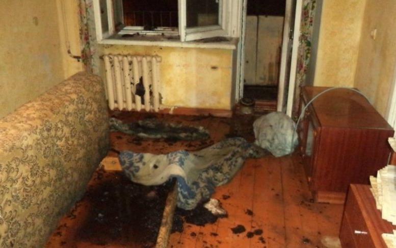 В Чепецке мужчина поджег диван, на котором уснул