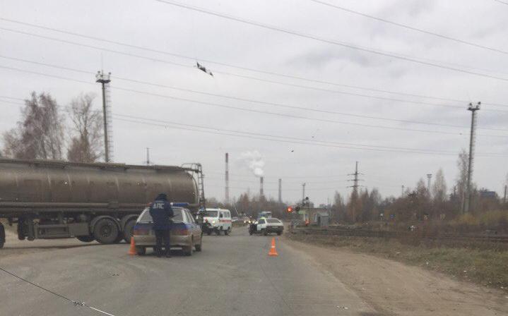 В Чепецке водитель «девятки» устроил ДТП и убежал с места аварии