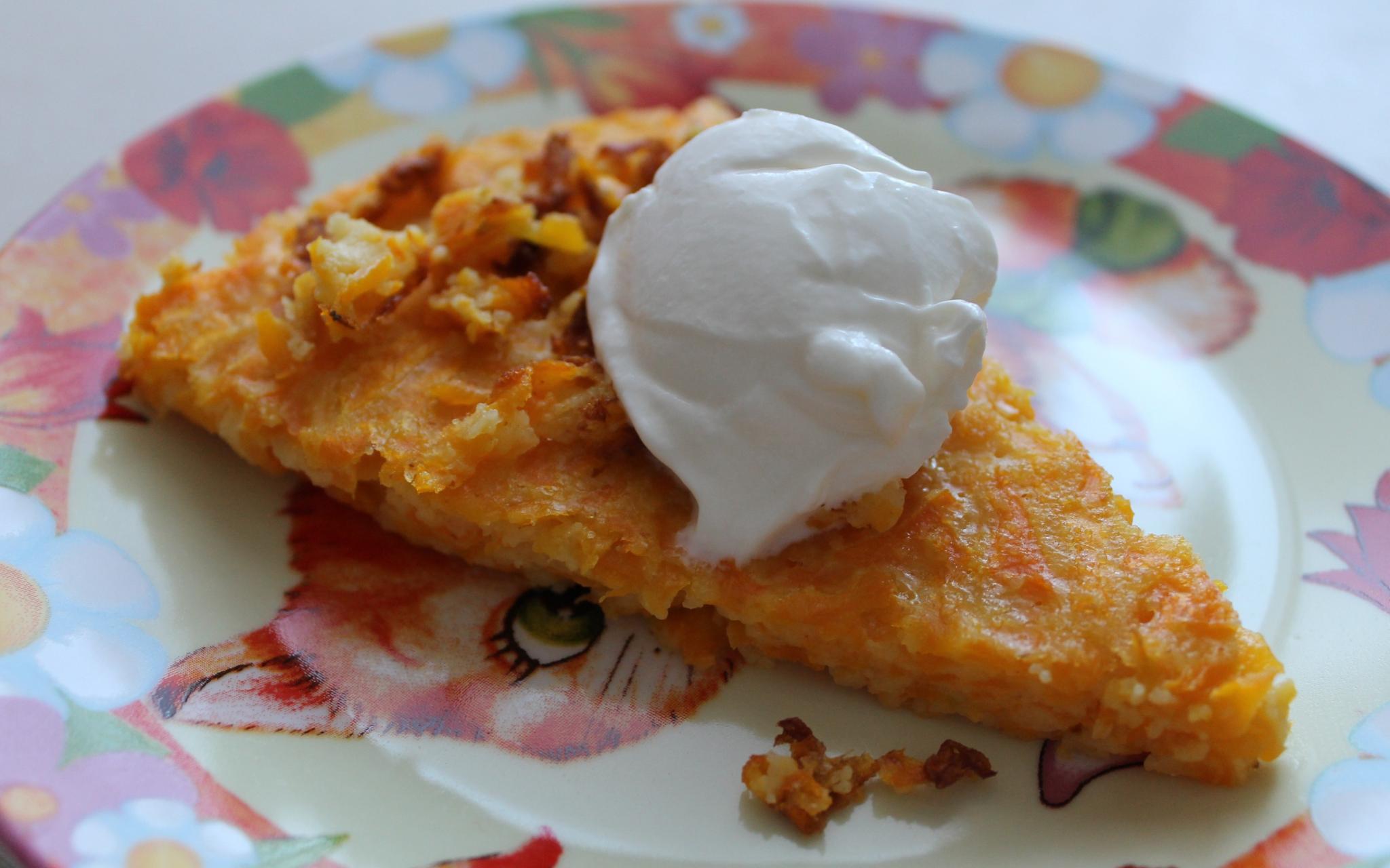 Полезный завтрак: тыквенная запеканка