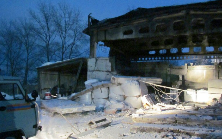 Появились фотографии с места взрыва газа в Кирово-Чепецке