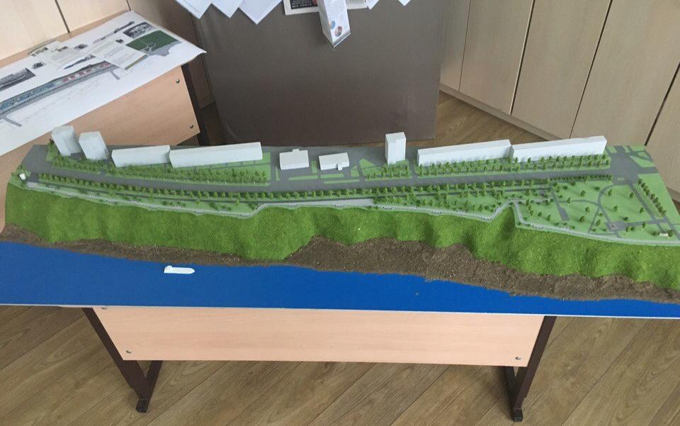 Проект преображения набережной в Чепецке: ротонда, велодорожки и мост