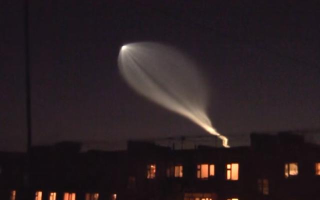 Чепчане смогут увидеть в небе "медузу" от ракеты