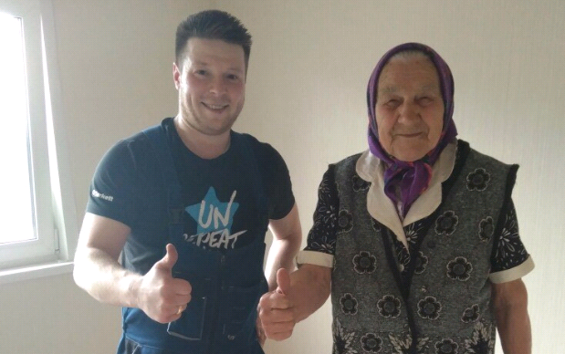 "Подарок ветерану": в доме Любови Лукашовой продолжается ремонт