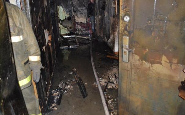 В Чепецке на улице Ленина загорелась квартира в девятиэтажке