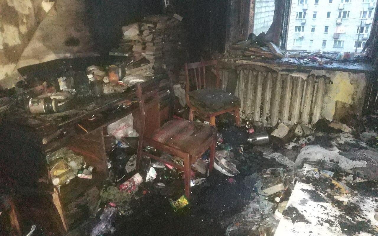 В Чепецке сгорела квартира в девятиэтажке на улице Ленина