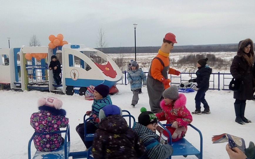 В Чепецке открыли игровой комплекс на Вятской набережной