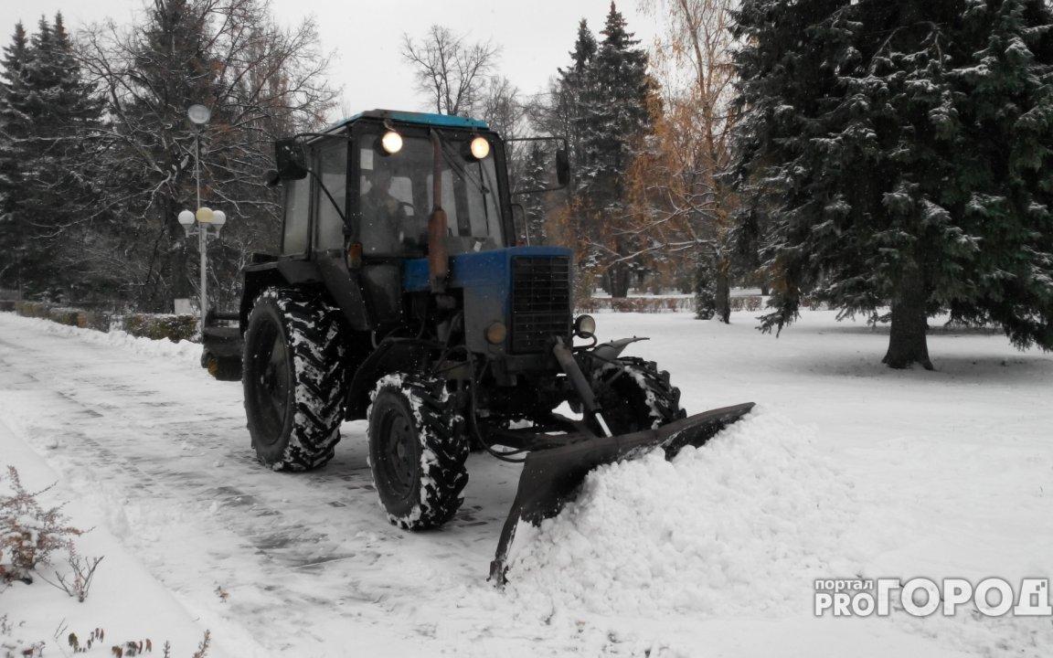 В Чепецке изменили график уборки снега из-за погоды